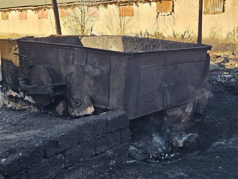 Samarqandda avtomobil ballonlarini yoqib yem tayyorlagan cho‘chqaxona egasiga chora ko‘rildi