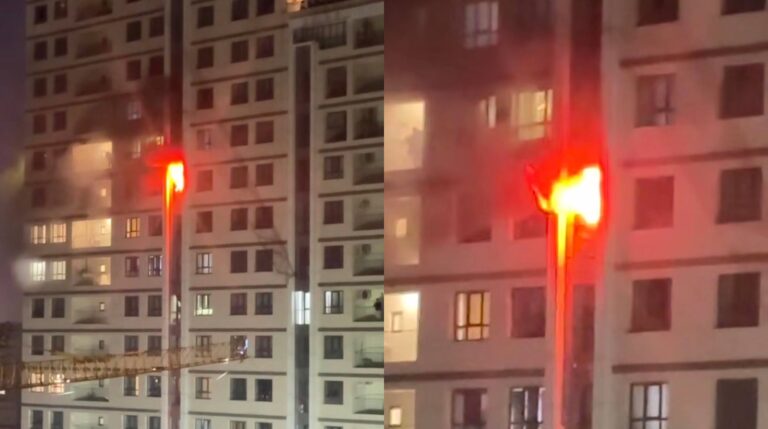 В одной из квартир Akay City произошел пожар