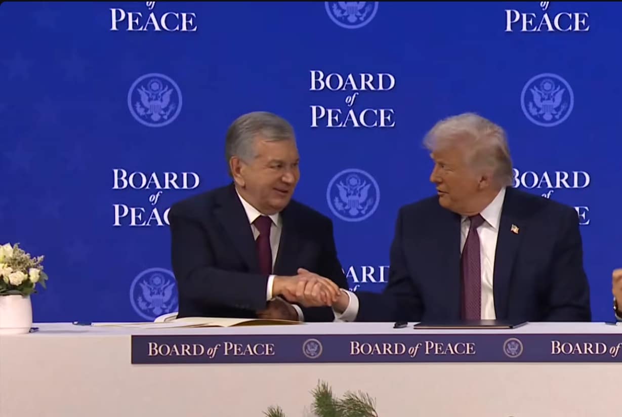 Uzbekistan Formally Joins Trump-Backed Board of Peace on Gaza