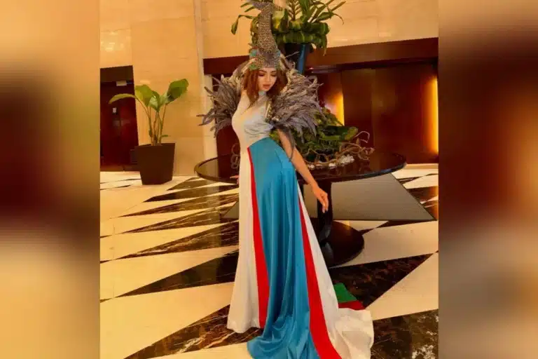 Участницу «Мисс Земля» из Узбекистана оштрафовали за флаг на платье