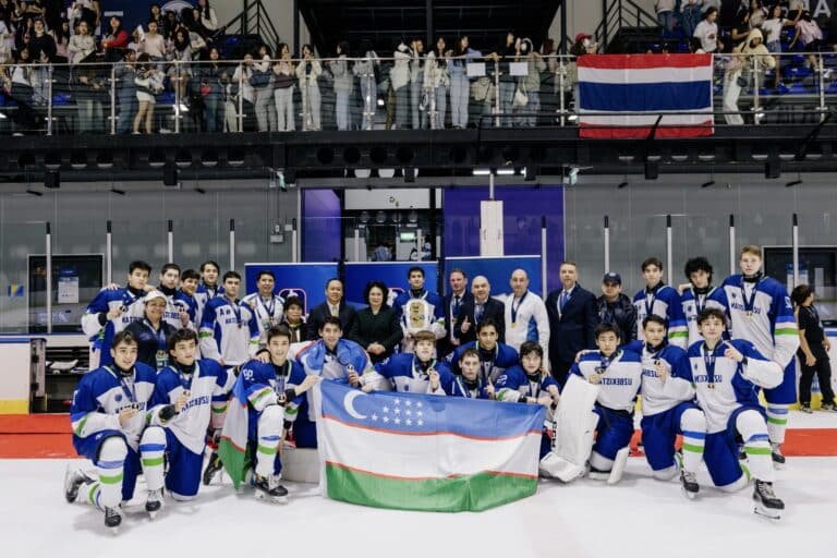 Юниорская сборная Узбекистана по хоккею сыграет на ЧМ в Гонконге