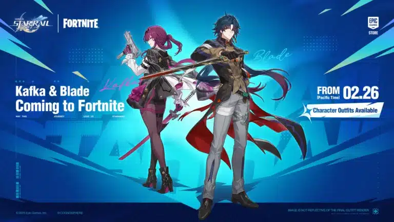 Fortnite Launches Honkai: Star Rail Crossover With Kafka and Blade Skins