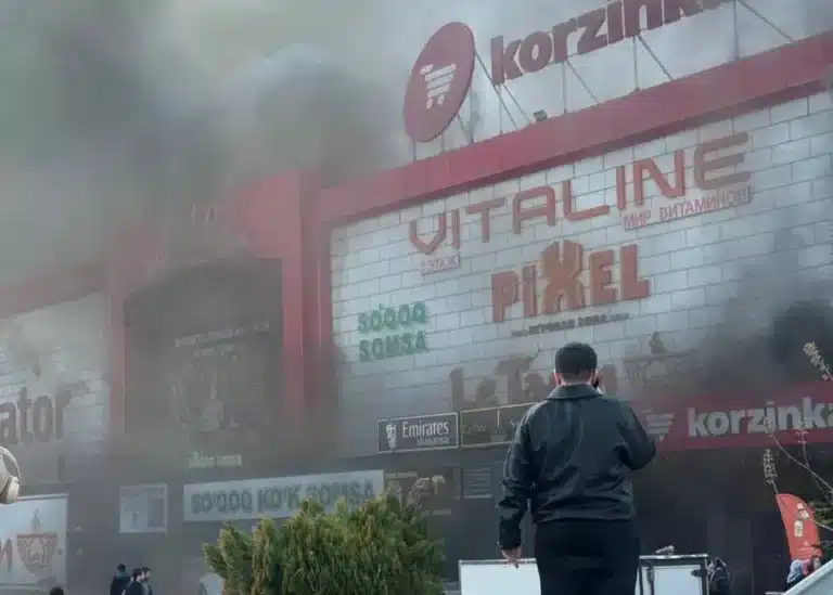 Criminal Case Opened After Fire at Tashkent’s Aviator Mall