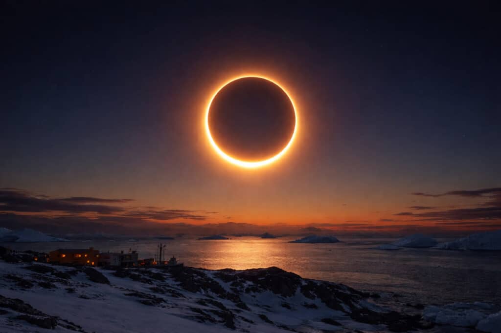 2026-yil 17-fevral kuni Yerda halqasimon Quyosh tutilishi kuzatiladi