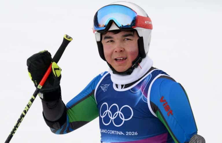 Узбекский горнолыжник Медет Назаров завершил Олимпиаду на 50 месте