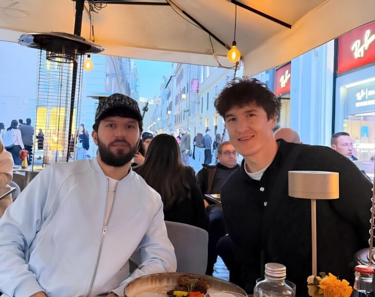 Элдор Шомуродов навестил Жалолиддина Машарипова в Италии