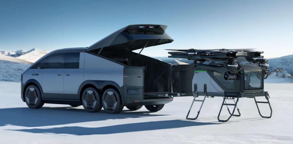 Xpeng uchuvchi dronli miniven ishlab chiqarmoqchi — foto, video / Foto: Xpeng