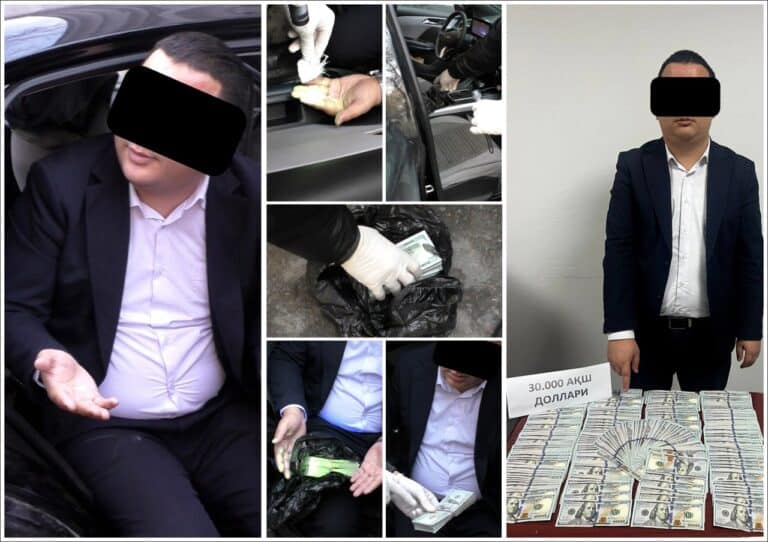 Nufuzli bank amaldori 30 ming dollar miqdordagi pora bilan qo‘lga tushdi