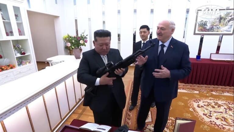 Lukashenko Gifts Rifle to Kim Jong Un as Belarus and North Korea Sign Friendship Treaty