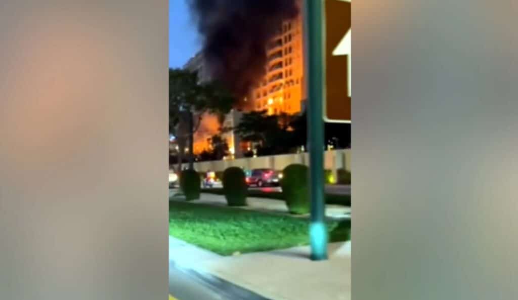Hotel Fire in Dubai Linked to Suspected Iranian Strike, Injuries Reported