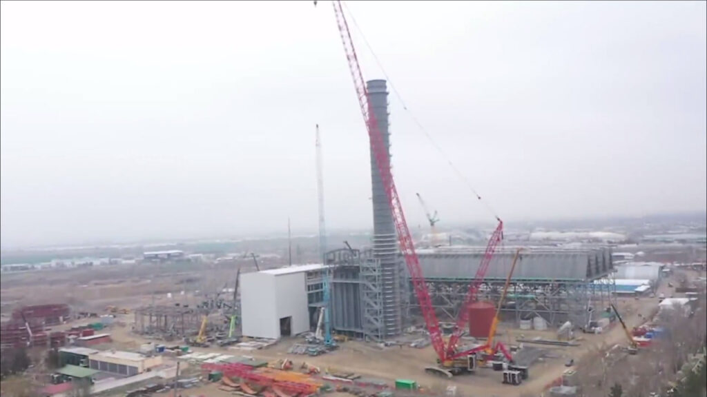 Navoiy IESda yirik bug‘-gaz qurilmasi qurilmoqda