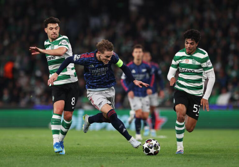 Арсенал вырвал победу у Спортинга на 90-й минуте