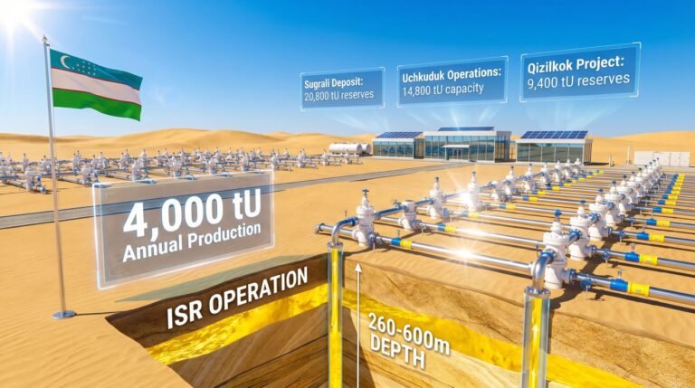 Uzbekistan Advances Uranium Production with Innovative In-Situ Recovery Technology