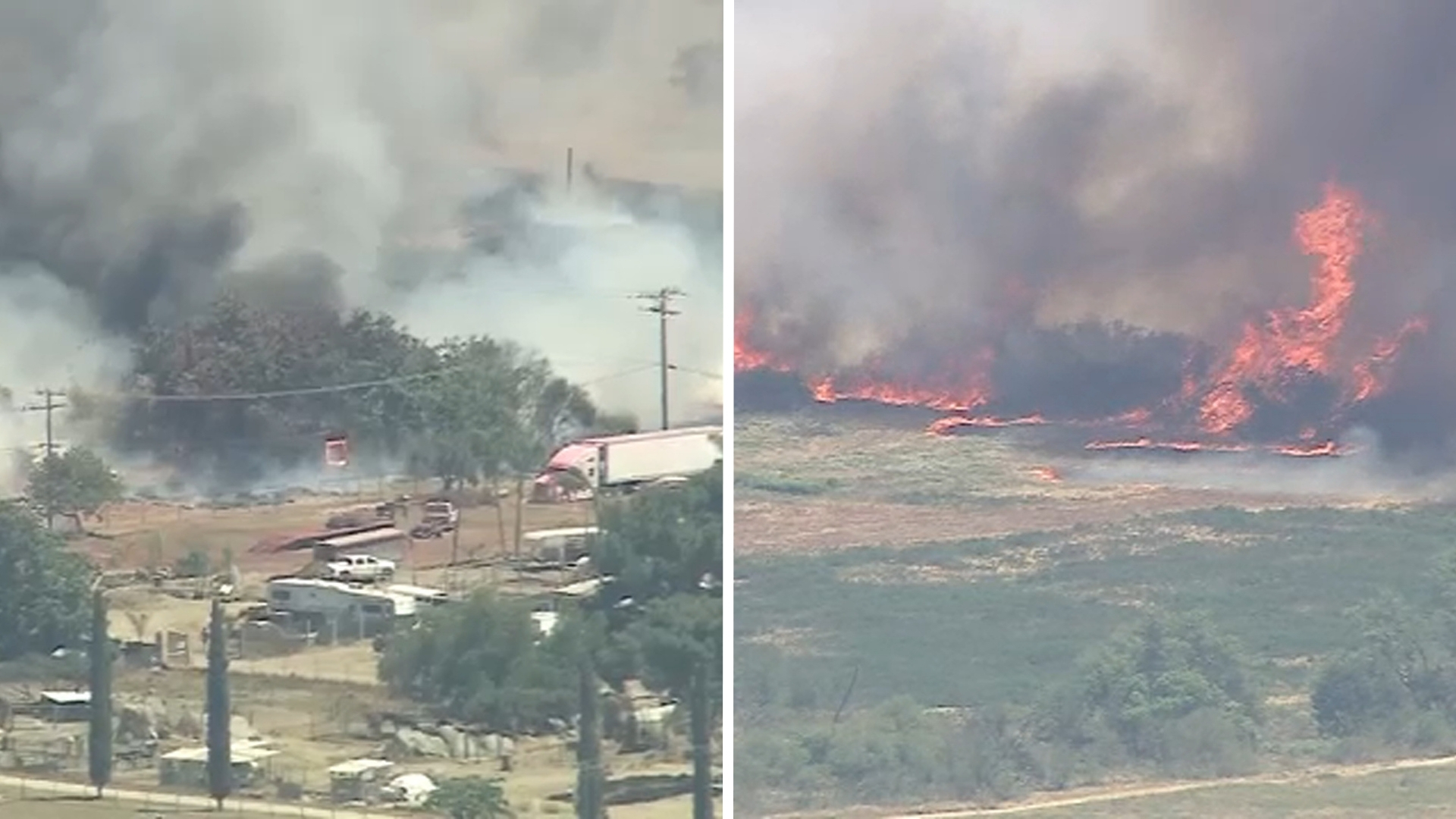 Thousands Evacuated as Bain Fire Sweeps Through Riverside County