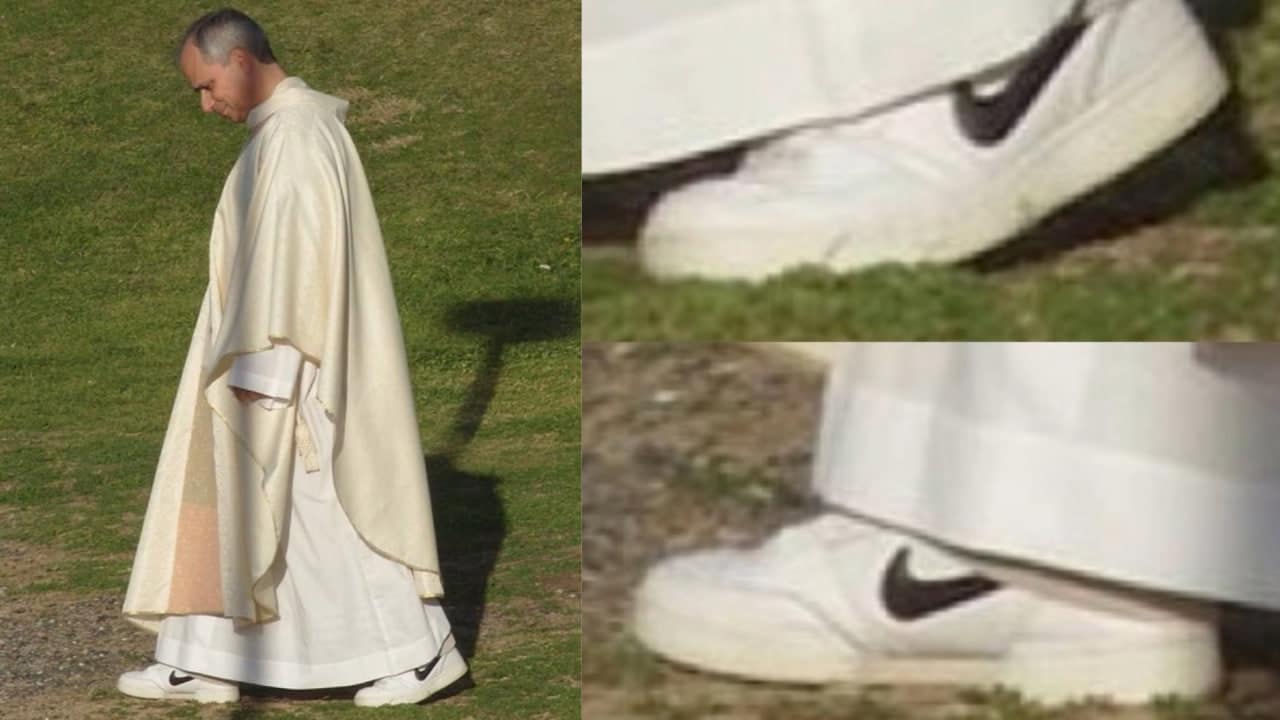 Папа римский в кроссовках Nike стал вирусным в соцсетях