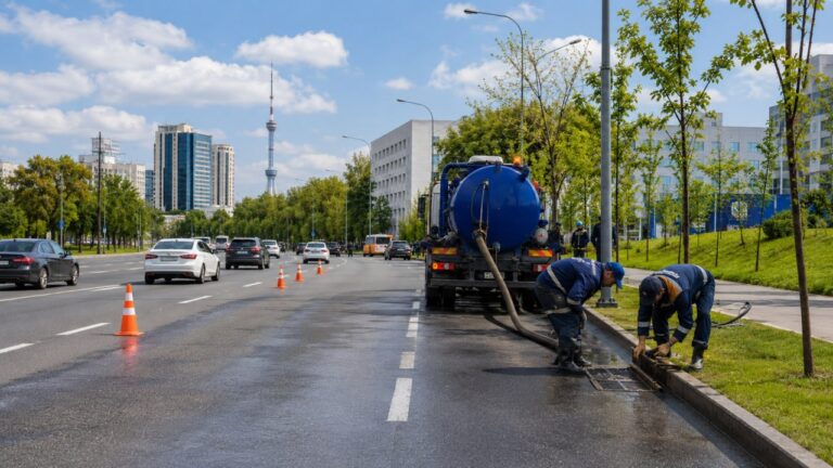 В Ташкенте после дождя поступило 23 жалобы на подтопления — пострадали восемь районов