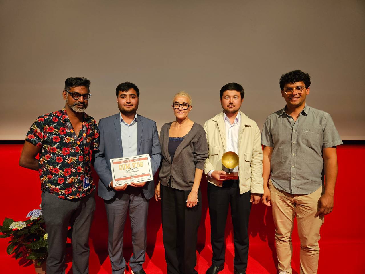 Kann festivalida Gran-pri olgan ijodkorlar medal bilan taqdirlandi