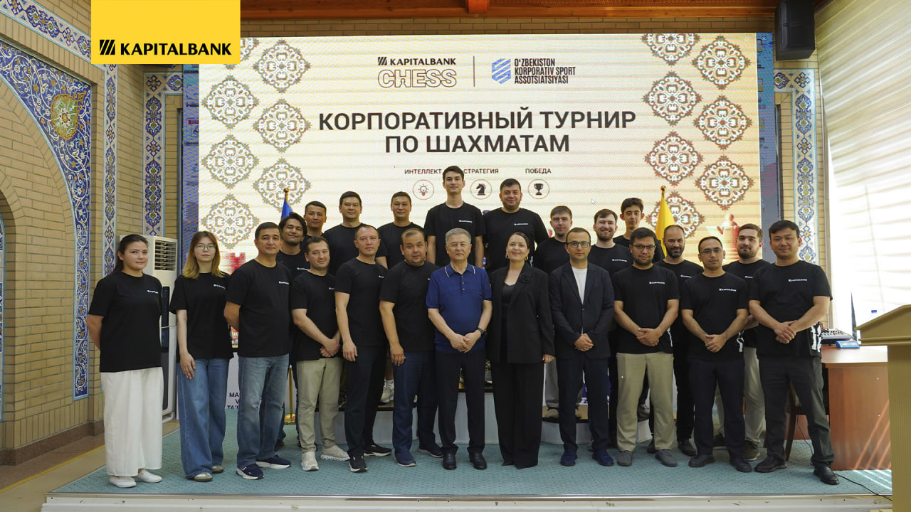 Strategik yurish: Kapitalbank shaxmat bo‘yicha korporativ turnir o‘tkazdi