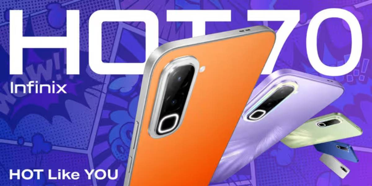 Infinix Hot 70 haroratga qarab rangi o‘zgaradigan dizayn bilan chiqdi