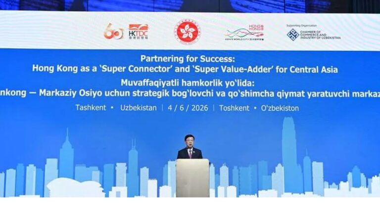 Hong Kong’s John Lee Promotes Central Asia Ties at Tashkent Business Forum