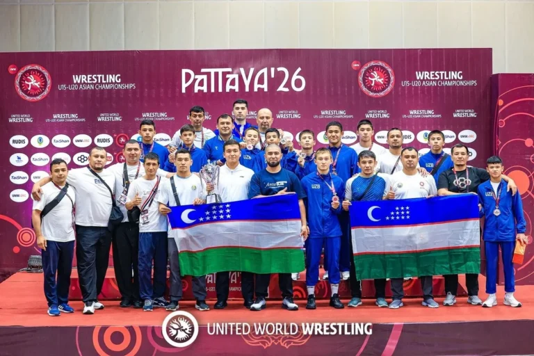 Чемпионат Азии U15 по греко-римской борьбе принес Узбекистану восемь медалей