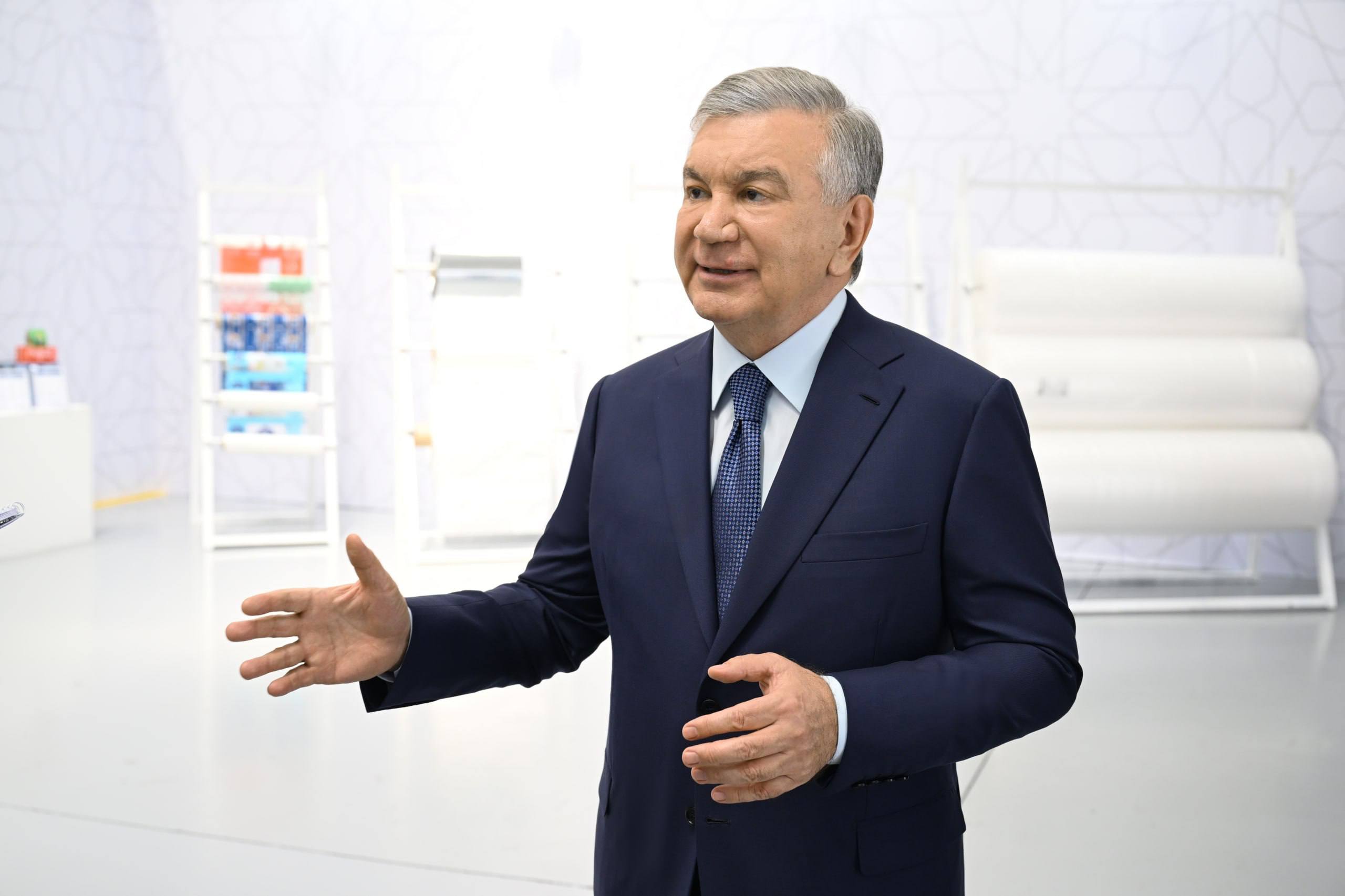 Mirziyoyev «NovoPlast TPE» korxonasi faoliyati bilan tanishdi
