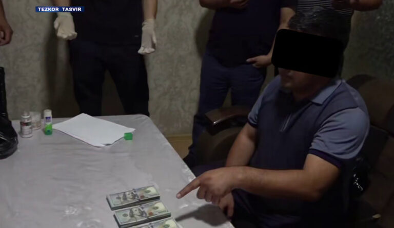 40 ming dollarlik ish: Namanganda IIB tergovchisi va advokat pora bilan qo‘lga tushdi