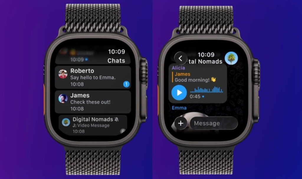 Telegram Apple Watch uchun alohida ilovani qayta ishga tushirdi / Foto: GSM Arena