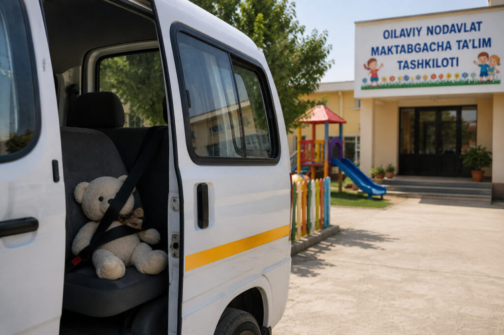 Qamashida 3 yoshli bola bog‘cha mashinasida qolib ketib vafot etdi