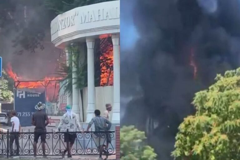 Toshkentdagi ko‘p qavatli uyda yong‘in sodir bo‘ldi