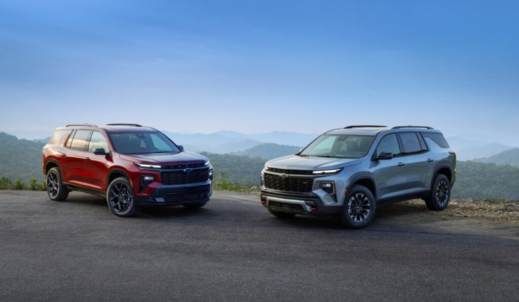 2027-yilgi Chevrolet Traverse salonida yangi ranglar paydo bo‘ladi