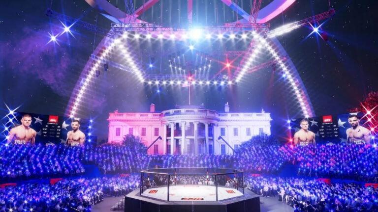 Белый дом принял турнир UFC —  Сириль Ган победил Перейру