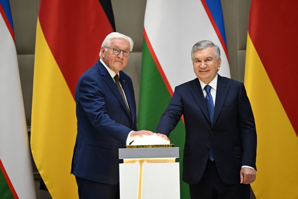 Mirziyoyev va Shtaynmayer Volkswagen avtomobillarini yig‘ish loyihasiga start berdi