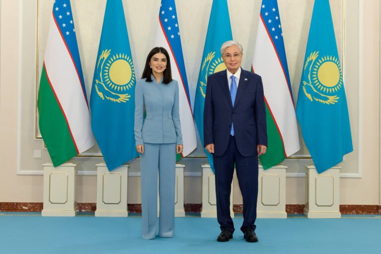 Saida Mirziyoyeva Qozog‘iston rahbari bilan uchrashdi