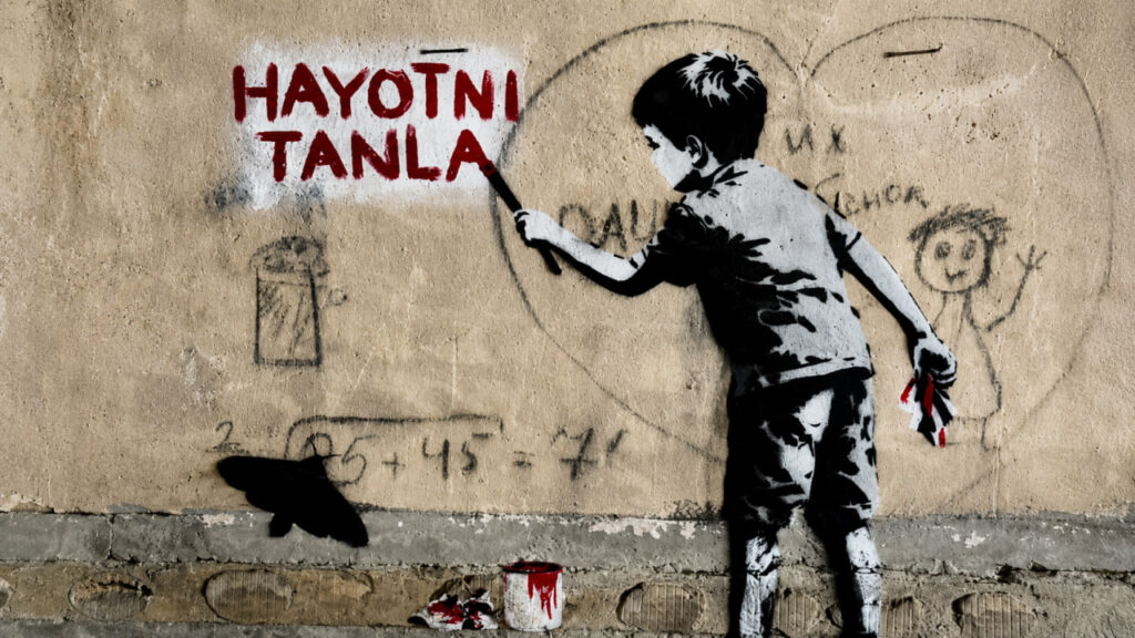 Hayotni tanla: Inkuzart giyohvandlik reklamalariga qarshi yangi mural yaratdi