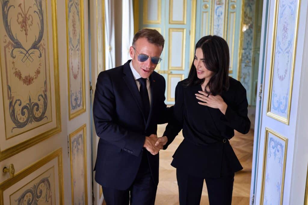 Saida Mirziyoyeva Meets With Emmanuel Macron in France