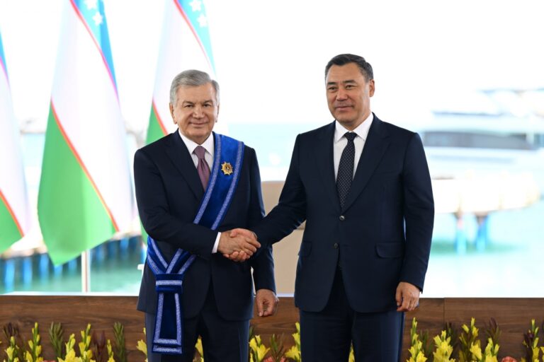 Shavkat Mirziyoyev I darajali «Manas» ordeni bilan taqdirlandi