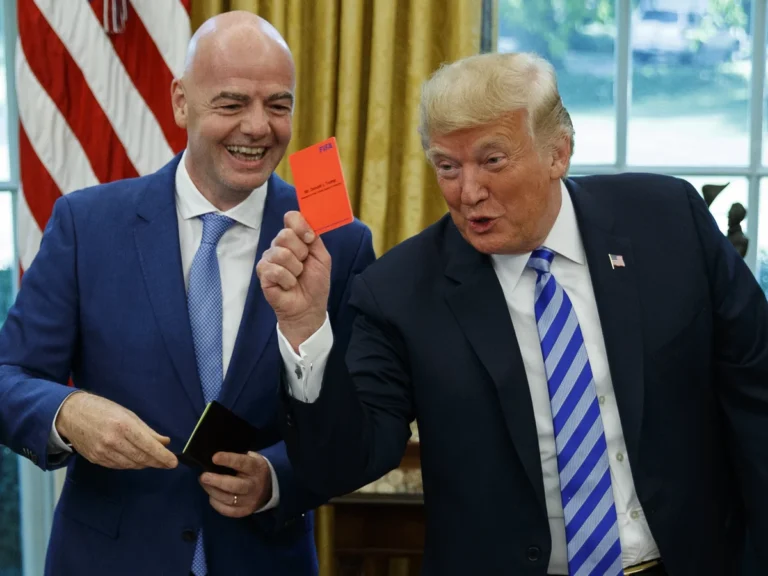 Gianni Infantino’s Trump connection damages football, says ex-FIFA chief