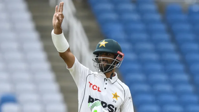 Pakistan’s Shan Masood sustains fractured finger during first Test