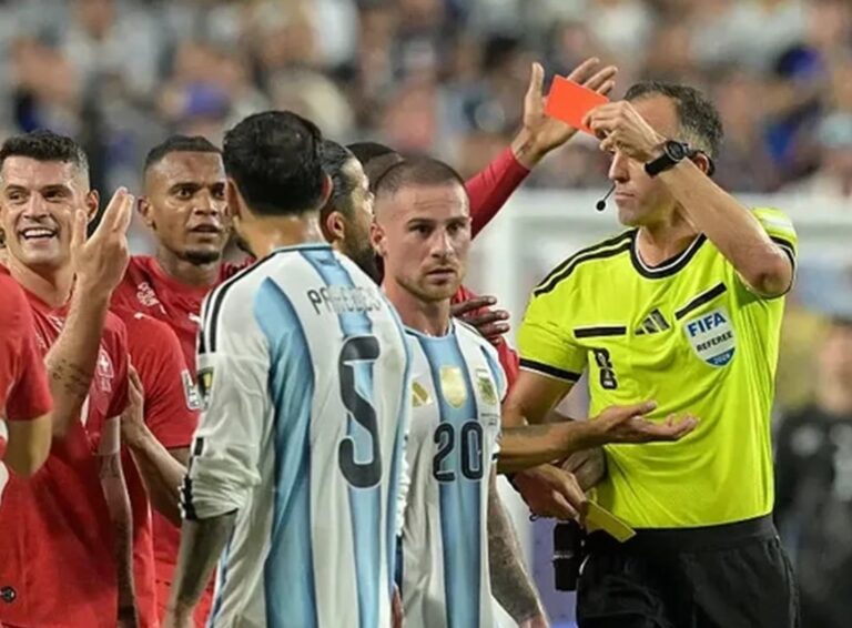Historic VAR Red Card Sparks Swiss Fury in Argentina World Cup Defeat