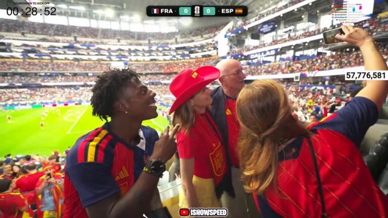 Streamer IShowSpeed Meets European Billionaires at World Cup