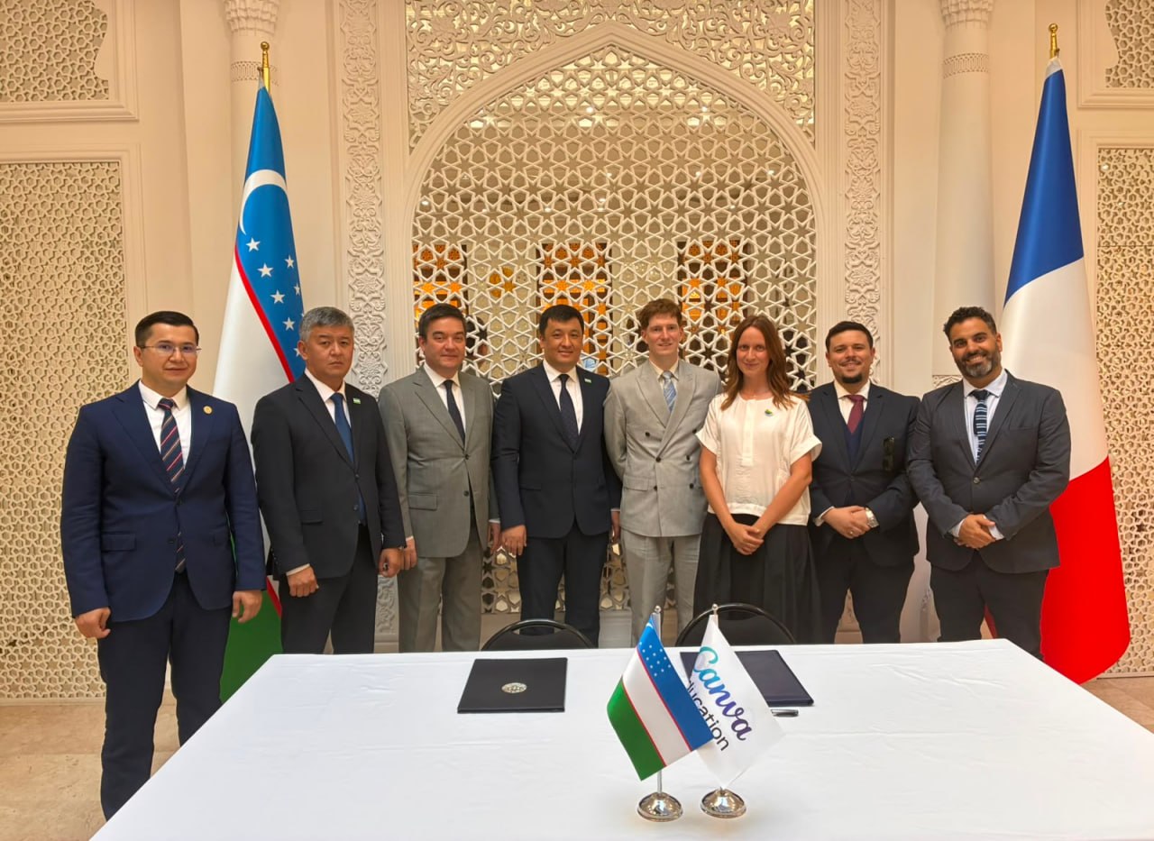 O‘zbekiston maktablari Canva platformasidan 3 yil bepul foydalanadi