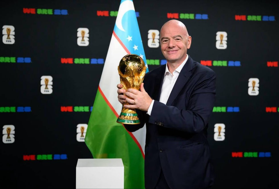 FIFA prezidenti O‘zbekiston terma jamoasini tarixiy natija bilan tabrikladi / Foto: Olympic.uz