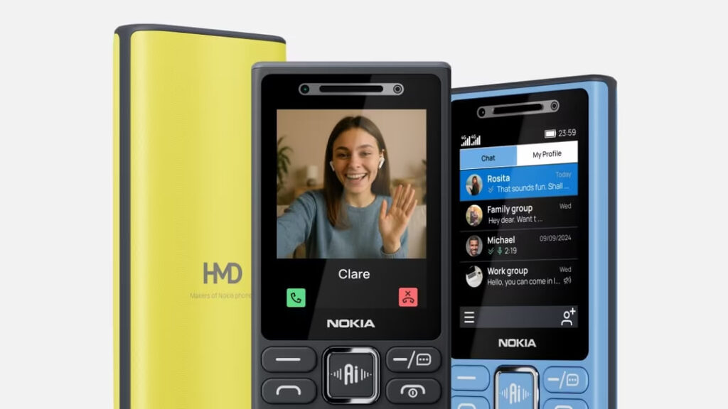 Nokia yangi tugmali telefonlarini SI va videoqo‘ng‘iroq bilan yangiladi / Foto: HMD
