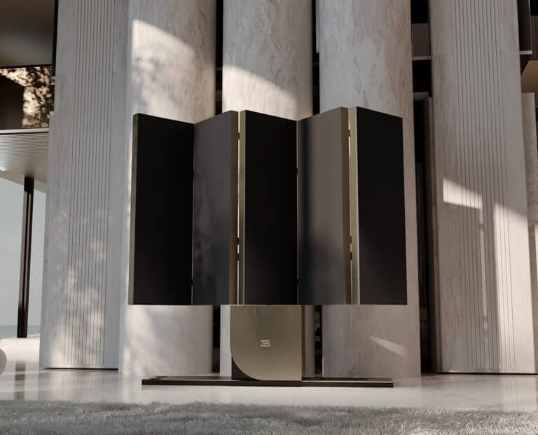 Bugatti’s $500,000 foldable TV goes viral on social media