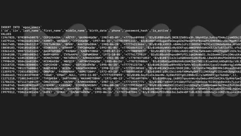15 mln qozog‘istonlikning shaxsiy ma’lumotlari darknet’da sotilayotganiga oid xabarlar yuzasidan izoh berildi