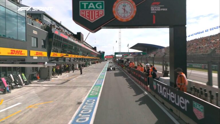 George Russell takes F1 Zandvoort Sprint Pole