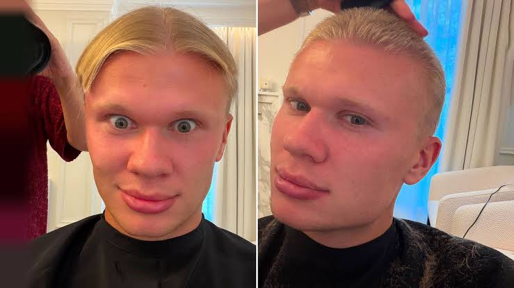 Erling Holand uzun sochidan voz kechdi — foto, video