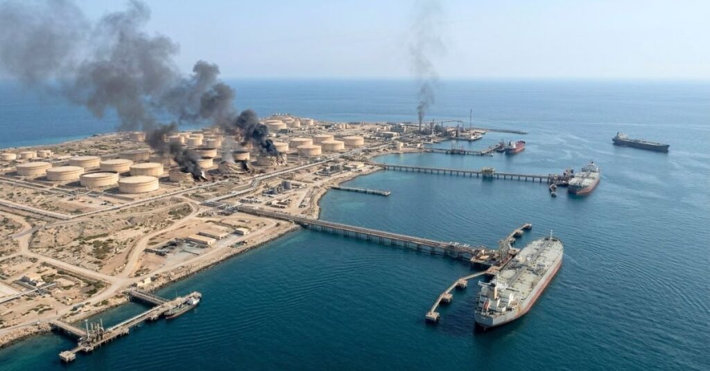 US and Iran trade strikes as Trump claims Kharg Island is under attack