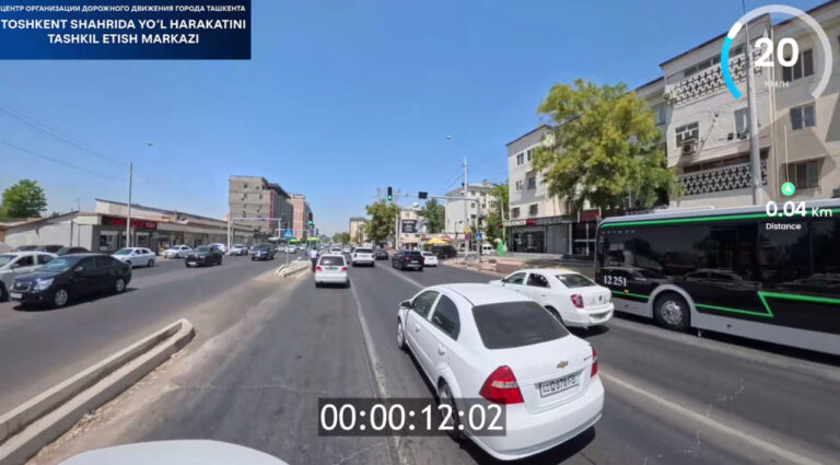 Toshkentdagi Kichik halqa yo‘lida harakatlanish vaqti 45 foizga qisqardi